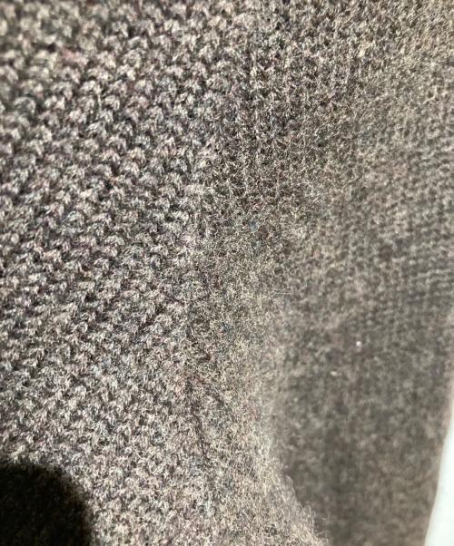 45R（フォーティファイブ・アール）45R (フォーティファイブ・アール) バックリボン ウールニット ブラウン サイズ:3の古着・服飾アイテム