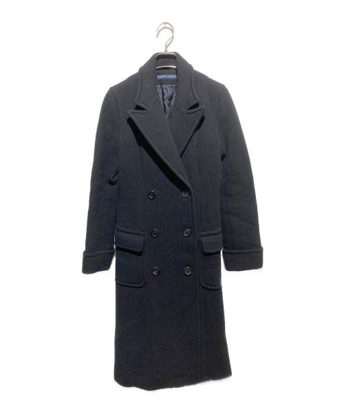 RALPH LAUREN（ラルフローレン）RALPH LAUREN (ラルフローレン) カシミヤ混コート ブラック サイズ:11の古着・服飾アイテム