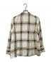 allureville (アルアバイル) リオペルチェックペプラムブラウス ベージュ サイズ:2 未使用品：5000円