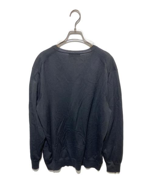 BURBERRY UNIFORM（バーバリー ユニフォーム）BURBERRY UNIFORM (バーバリー ユニフォーム) TBロゴ Vネックニット ブラック サイズ:XXLの古着・服飾アイテム