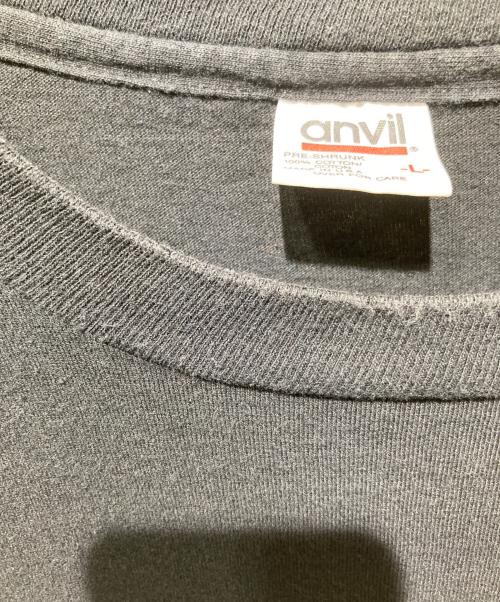 anvil（アンヴィル）anvil (アンヴィル) 90s iron horse tシャツ ブラック サイズ:Ｌの古着・服飾アイテム