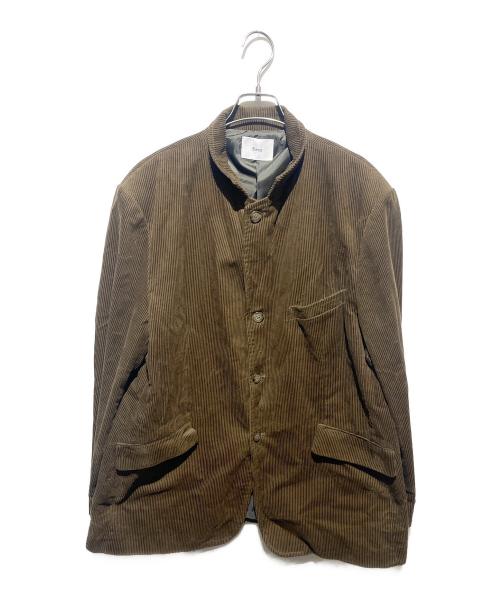 Bleme（ブレム）bleme (ブレム) クラシック ヘビーコーデュロイ テーラードジャケット ブラウン サイズ:Lの古着・服飾アイテム