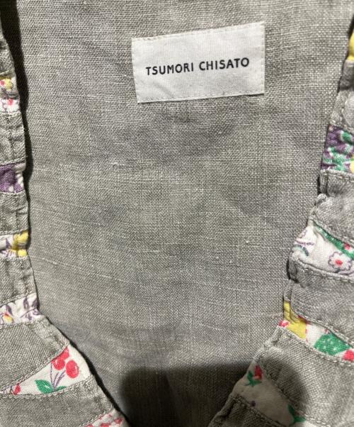 tsumori chisato（ツモリチサト）tsumori chisato (ツモリチサト) パッチワークデニムベスト グレー サイズ:2の古着・服飾アイテム
