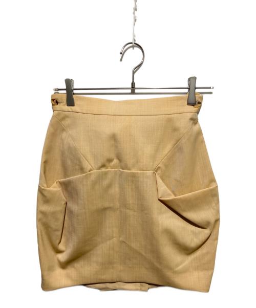 Vivienne Westwood RED LABEL（ヴィヴィアンウエストウッドレッドレーベル）Vivienne Westwood RED LABEL (ヴィヴィアンウエストウッドレッドレーベル) 変形スカート ベージュ サイズ:40 未使用品の古着・服飾アイテム