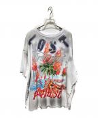 FIRST ROWファーストロウ）の古着「Burning Paradiso T-Shirt」｜グレー