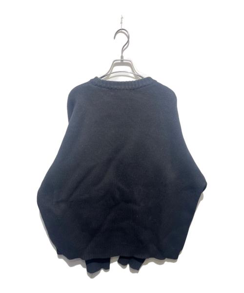 GRAFFITIONMIND（グラフィティオンマインド）GRAFFITIONMIND (グラフィティオンマインド) ILLUSION FANTASY HEAVY KNIT SWEATER ブラック サイズ:2の古着・服飾アイテム