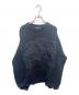GRAFFITIONMIND（グラフィティオンマインド）の古着「ILLUSION FANTASY HEAVY KNIT SWEATER」｜ブラック