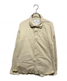 YAECA（ヤエカ）の古着「スナップボタンコンフォートシャツ」｜ベージュ