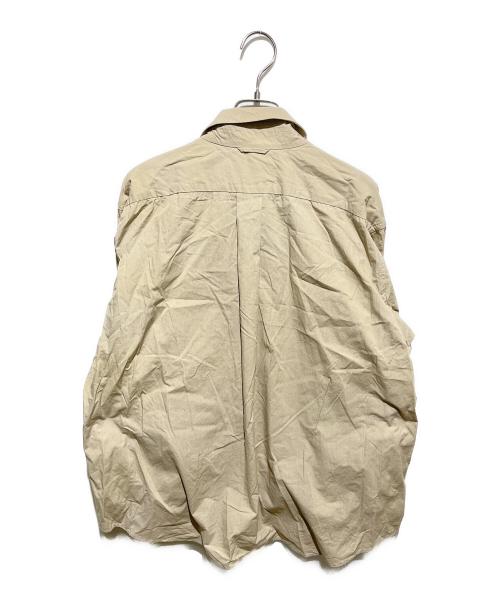 YAECA（ヤエカ）YAECA (ヤエカ) スナップボタンコンフォートシャツ ベージュ サイズ:Sの古着・服飾アイテム