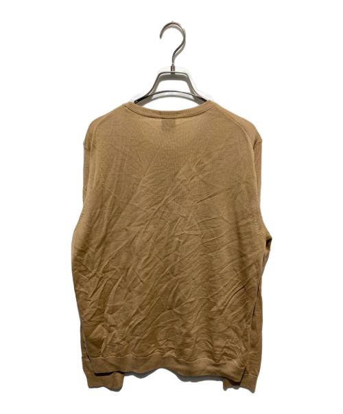 BOSS（ボス）BOSS (ボス) ウールニット ベージュ サイズ:Lの古着・服飾アイテム