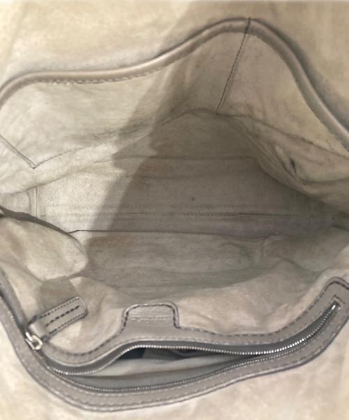 HIROFU（ヒロフ）HIROFU (ヒロフ) Hロゴハンドバッグ ベージュの古着・服飾アイテム