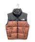 THE NORTH FACE（ザ ノース フェイス）の古着「ダウンベスト/ NUPTSE VEST」｜ブラウン