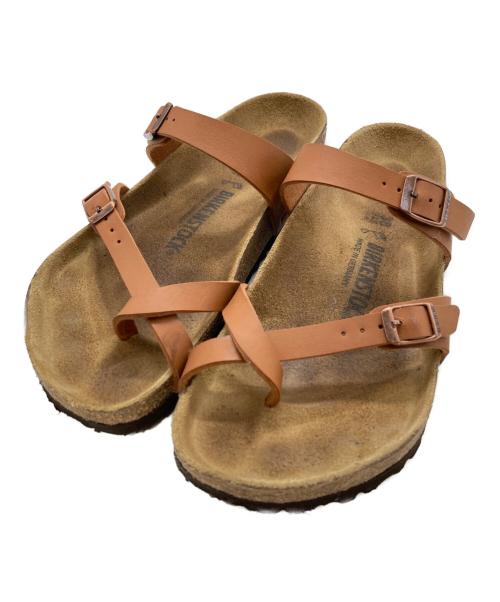 BIRKENSTOCK（ビルケンシュトック）BIRKENSTOCK (ビルケンシュトック) サンダル ブラウン サイズ:24.5ｃｍの古着・服飾アイテム