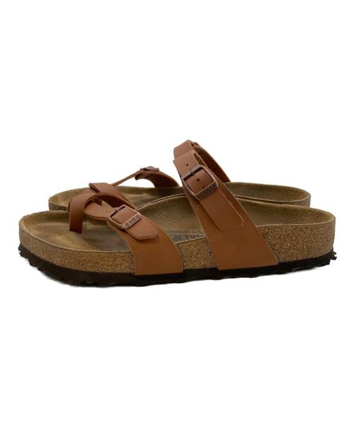 BIRKENSTOCK（ビルケンシュトック）BIRKENSTOCK (ビルケンシュトック) サンダル ブラウン サイズ:24.5ｃｍの古着・服飾アイテム