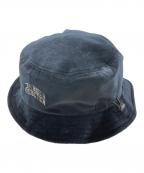 TIGHTBOOTH PRODUCTIONタイトブースプロダクション）の古着「VELOUR BUCKET HAT」｜ブラック