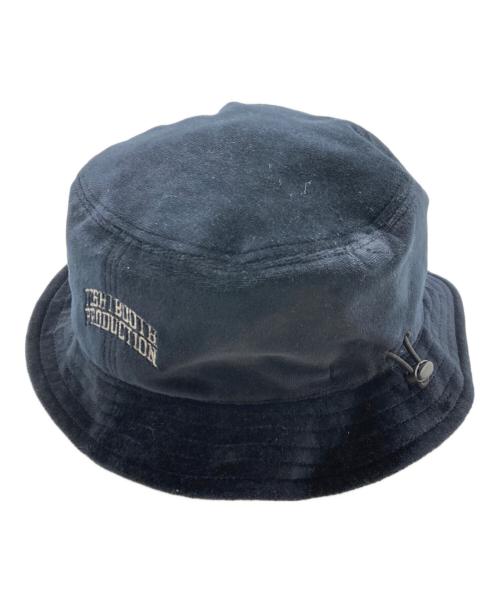TIGHTBOOTH PRODUCTION（タイトブースプロダクション）TIGHTBOOTH PRODUCTION (タイトブースプロダクション) VELOUR BUCKET HAT ブラックの古着・服飾アイテム