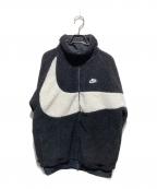 NIKEナイキ）の古着「リバーシブルボアジャケット」｜ブラック