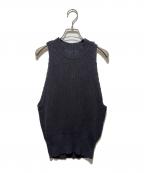 TODAYFULトゥデイフル）の古着「Cotton Americansleeve Knit」｜ブラック