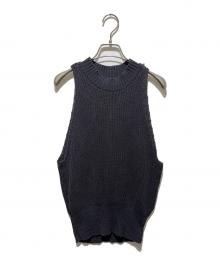 TODAYFUL（トゥデイフル）の古着「Cotton Americansleeve Knit」｜ブラック