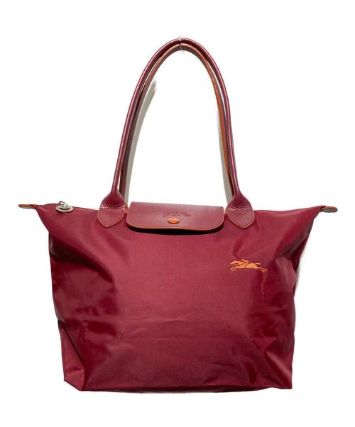 LONGCHAMP（ロンシャン）LONGCHAMP (ロンシャン) ルプリアージュ トートバッグ レッドの古着・服飾アイテム