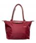 LONGCHAMP（ロンシャン）の古着「ルプリアージュ トートバッグ」｜レッド