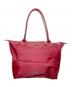 LONGCHAMP (ロンシャン) ルプリアージュ トートバッグ レッド：5000円