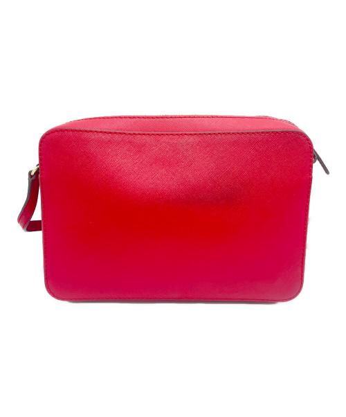 MICHAEL KORS（マイケル・コース）MICHAEL KORS (マイケル・コース) スタッズショルダーバッグ レッドの古着・服飾アイテム