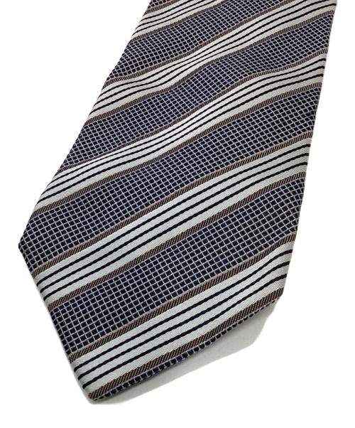 GUCCI（グッチ）GUCCI (グッチ) シルクネクタイ グレー サイズ:-の古着・服飾アイテム