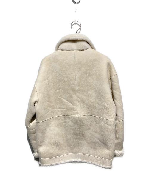 BEAUTY&YOUTH（ビューティーアンドユース）BEAUTY&YOUTH (ビューティーアンドユース) ボア×フェイクムートン リバーシブルブルゾン -2WAY- アイボリー サイズ:Sの古着・服飾アイテム