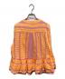 devotion twins (デボーションツインズ) ジャガードブラウス オレンジ サイズ:S：6000円