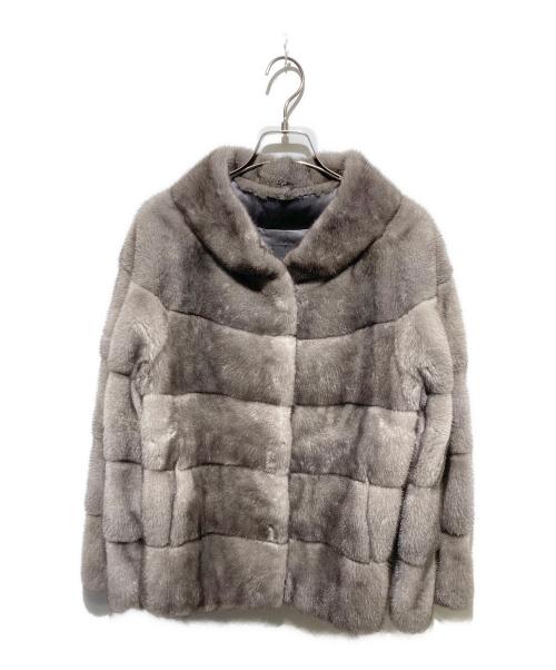 DAMA collection（ダーマコレクション）DAMA collection (ダーマコレクション) ミンクジャケット グレー サイズ:38の古着・服飾アイテム