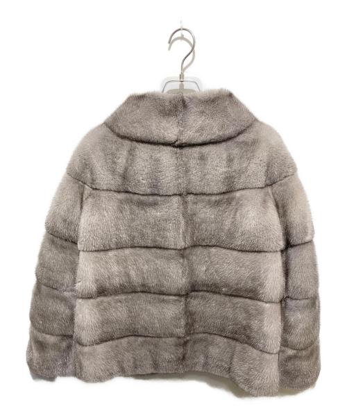 DAMA collection（ダーマコレクション）DAMA collection (ダーマコレクション) ミンクジャケット グレー サイズ:38の古着・服飾アイテム