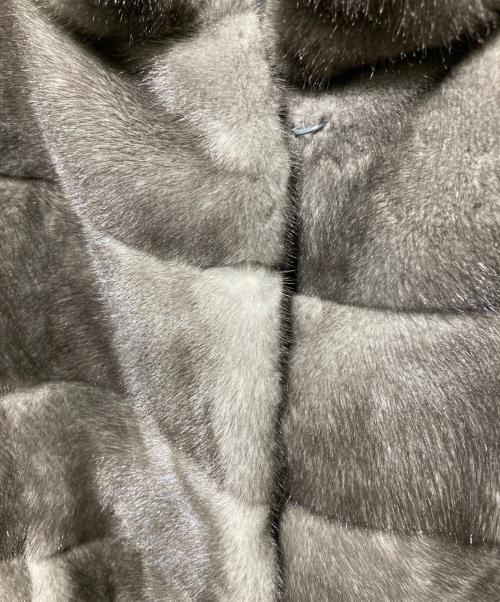 DAMA collection（ダーマコレクション）DAMA collection (ダーマコレクション) ミンクジャケット グレー サイズ:38の古着・服飾アイテム