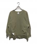 Champion×WTAPSチャンピオン×ダブルタップス）の古着「別注 REVERSE WEAVE/リバースウィーブ」｜カーキ