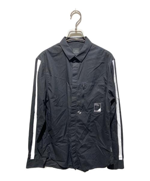 ARMANI EXCHANGE（アルマーニ エクスチェンジ）ARMANI EXCHANGE (アルマーニ エクスチェンジ) 長袖シャツ ブラック サイズ:Sの古着・服飾アイテム