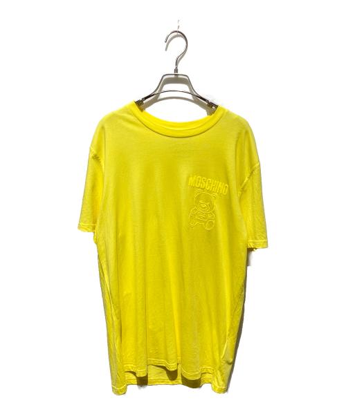 MOSCHINO（モスキーノ）MOSCHINO (モスキーノ) ベアープリントTシャツ イエロー サイズ:44の古着・服飾アイテム