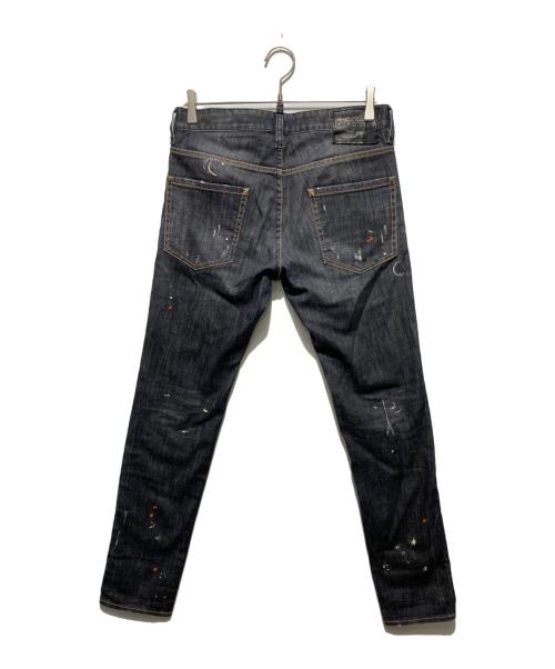 DSQUARED2（ディースクエアード）DSQUARED2 (ディースクエアード) ダメージ加工デニムパンツ/COOL GUY JEAN ブラック サイズ:46の古着・服飾アイテム