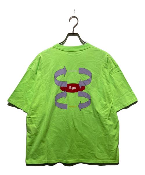BALENCIAGA（バレンシアガ）BALENCIAGA (バレンシアガ) 18AW EGO OVERSIZED T-SHIRT グリーン サイズ:XSの古着・服飾アイテム