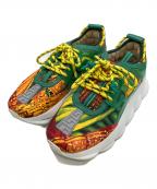 VERSACEヴェルサーチェ）の古着「チェーンリアクションスニーカー」｜グリーン