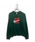 NIKE（ナイキ）の古着「90s USA製 ロゴ刺繍スウェット」｜グリーン