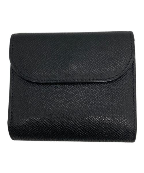 Whitehouse Cox（ホワイトハウスコックス）Whitehouse Cox (ホワイトハウスコックス) 3つ折り財布 ブラックの古着・服飾アイテム