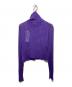 YANUK (ヤヌーク) OpenCollarShortKnit パープル サイズ:FREE 未使用品：5000円