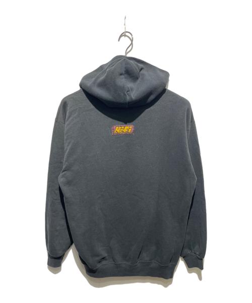 hi-fi mfg（ハイファイ・エムエフジー）hi-fi mfg (ハイファイ・エムエフジー) 90s プリントフーディ オールドスケート ブラック サイズ:XLの古着・服飾アイテム