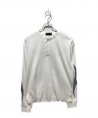 FORSOMEONEフォーサムワン）の古着「ヘンリーネックカットソー/F-FLAME THERMAL LT」｜ホワイト