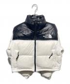 THE NORTH FACEザ ノース フェイス）の古着「ヌプシショートダウンジャケット」｜ホワイト