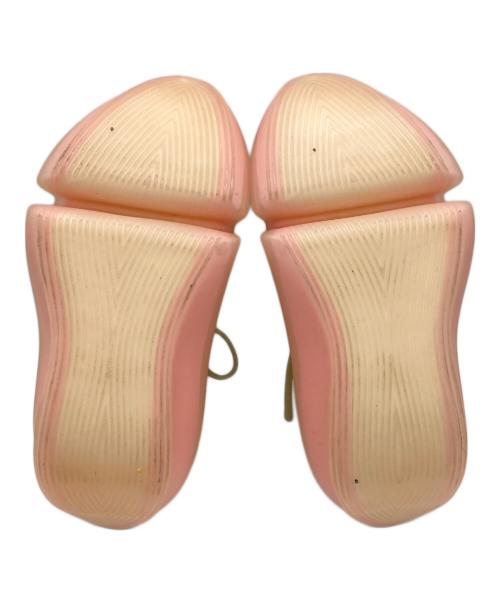 grounds（グラウンズ）grounds (グラウンズ) ORCA プラットフォームスニーカー イエロー×ピンク サイズ:23cmの古着・服飾アイテム