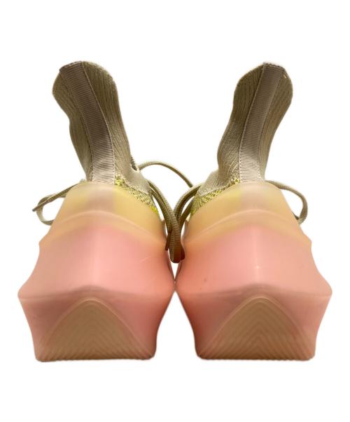 grounds（グラウンズ）grounds (グラウンズ) ORCA プラットフォームスニーカー イエロー×ピンク サイズ:23cmの古着・服飾アイテム