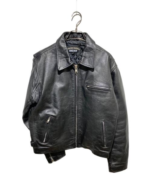 EEZAN（イーザン）EEZAN (イーザン) レザージャケット ブラック サイズ:42の古着・服飾アイテム