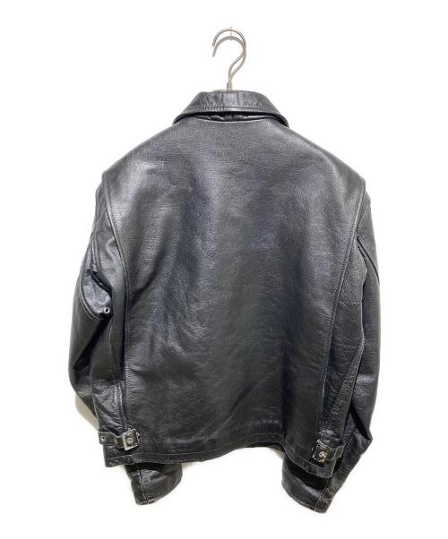 EEZAN（イーザン）EEZAN (イーザン) レザージャケット ブラック サイズ:42の古着・服飾アイテム