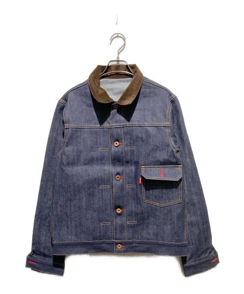 SIESTA（シエスタ）SIESTA (シエスタ) 襟コーズデニムジャケット インディゴ サイズ:L 未使用品の古着・服飾アイテム